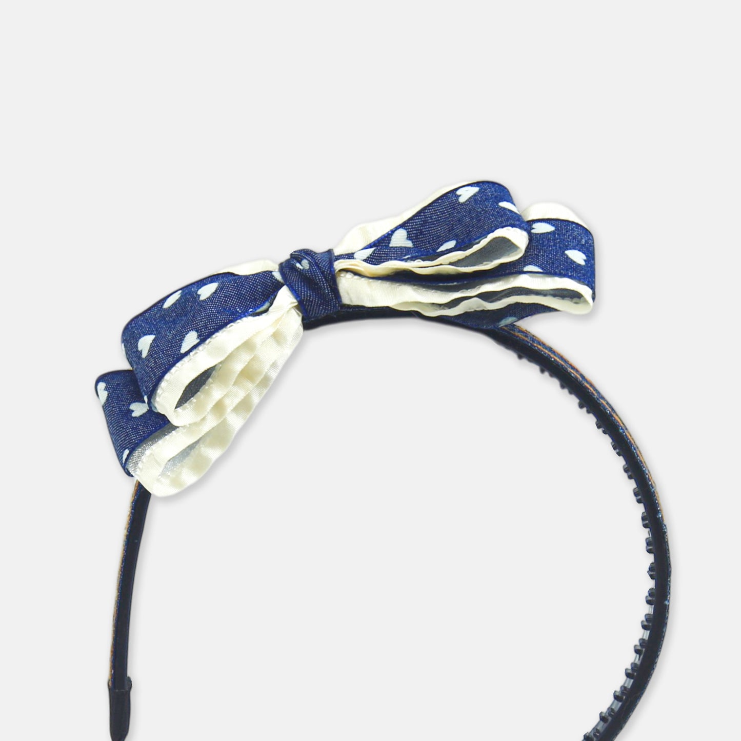 Navy Heart Party Headband