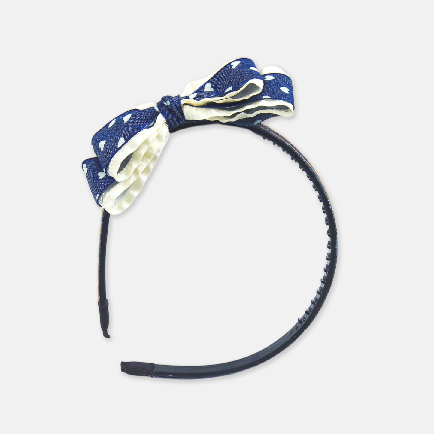 Navy Heart Party Headband
