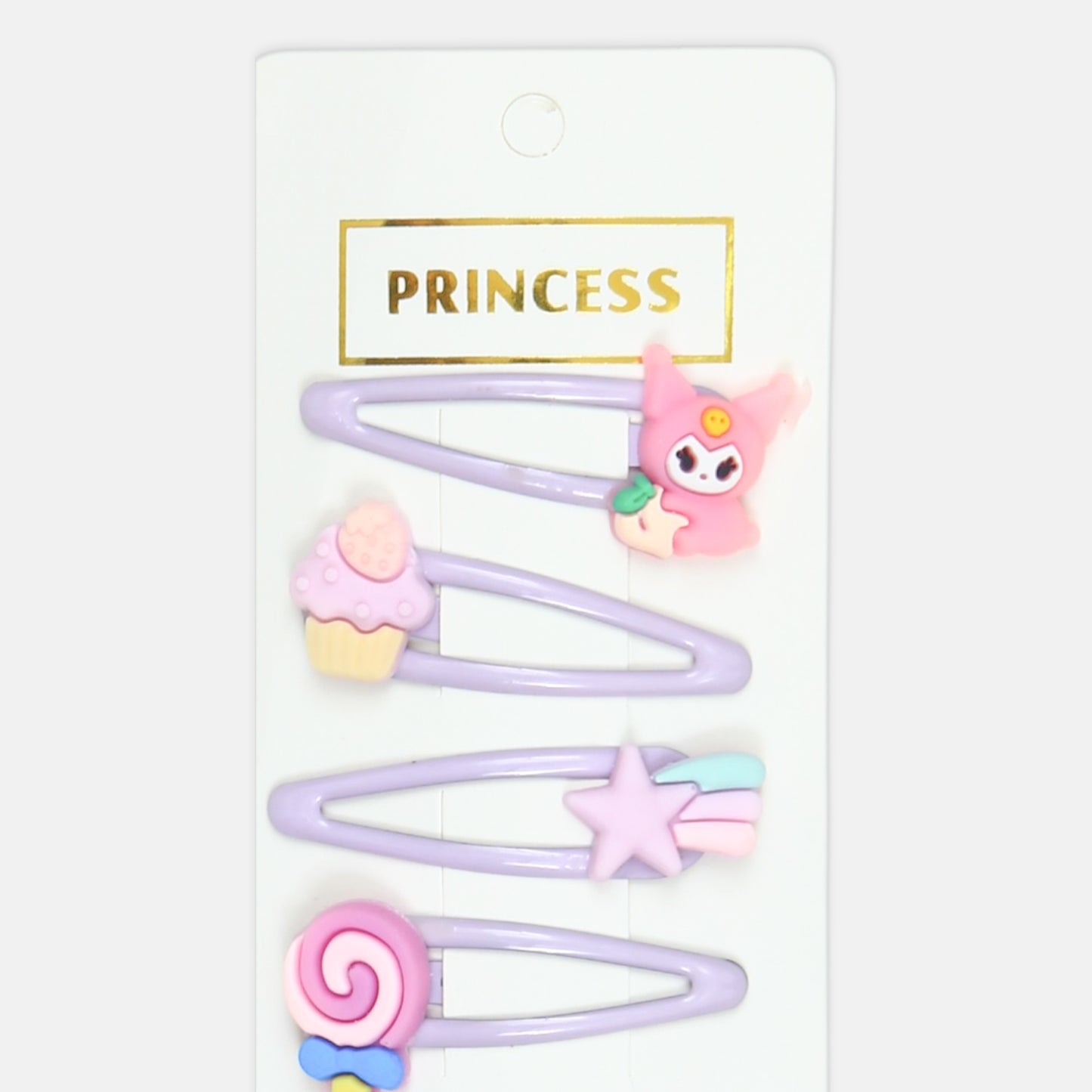 Cute Purple Princess Clip Set