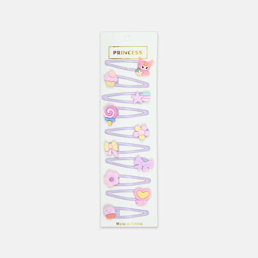 Cute Purple Princess Clip Set