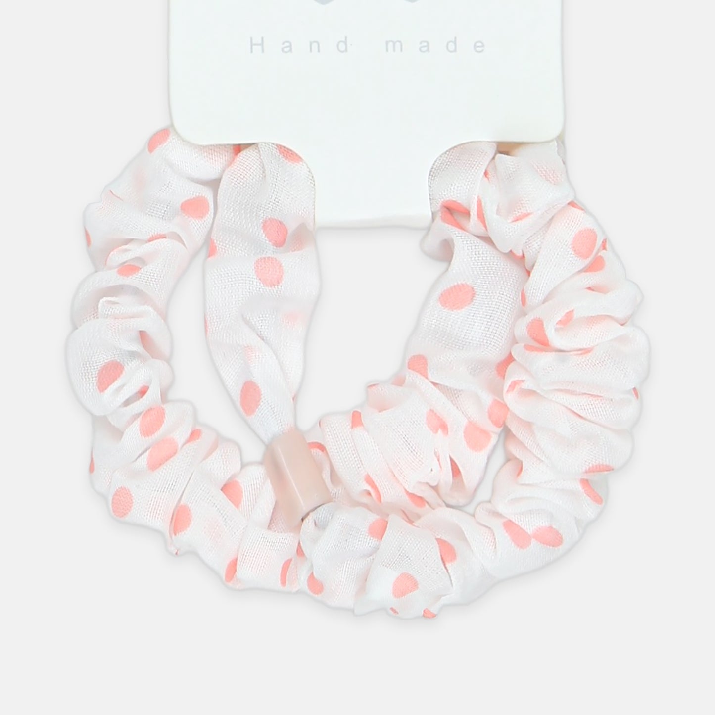 Polka Dot Ruffle Scrunchies