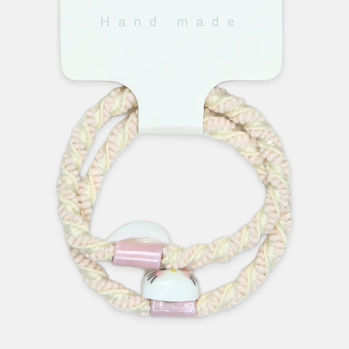 White Twisted Hair Tie Set
