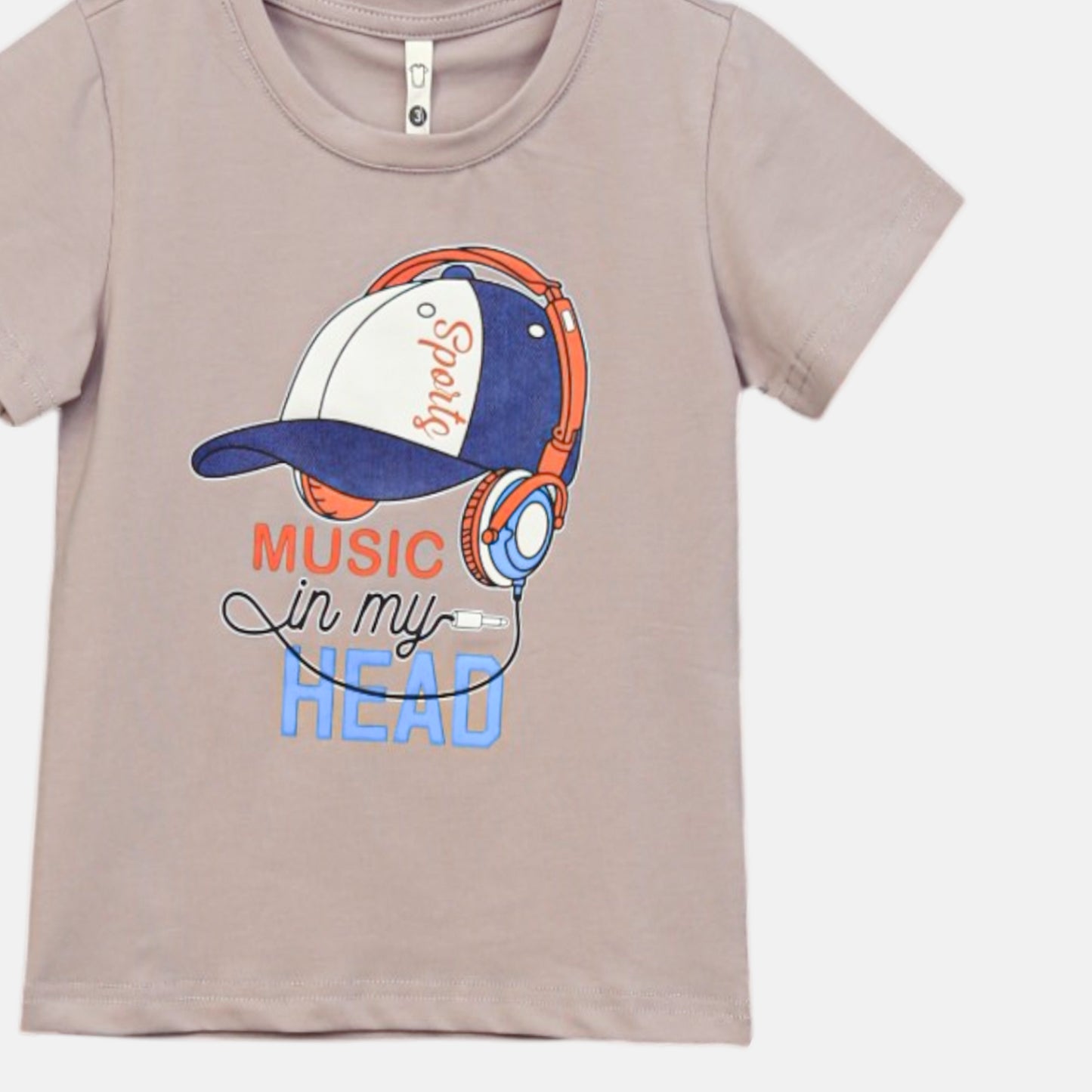 MUSIC HEAD GRAPHIC TEE