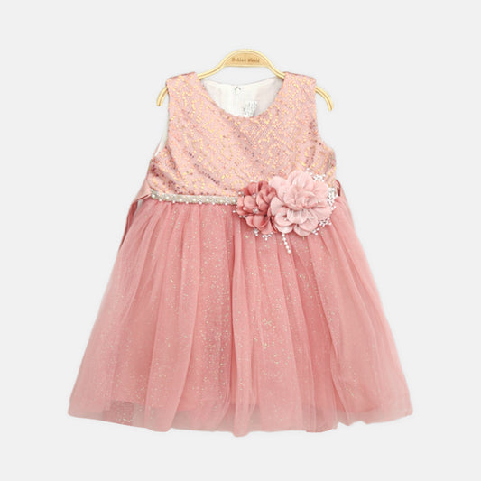 Shimmer Rose Frock