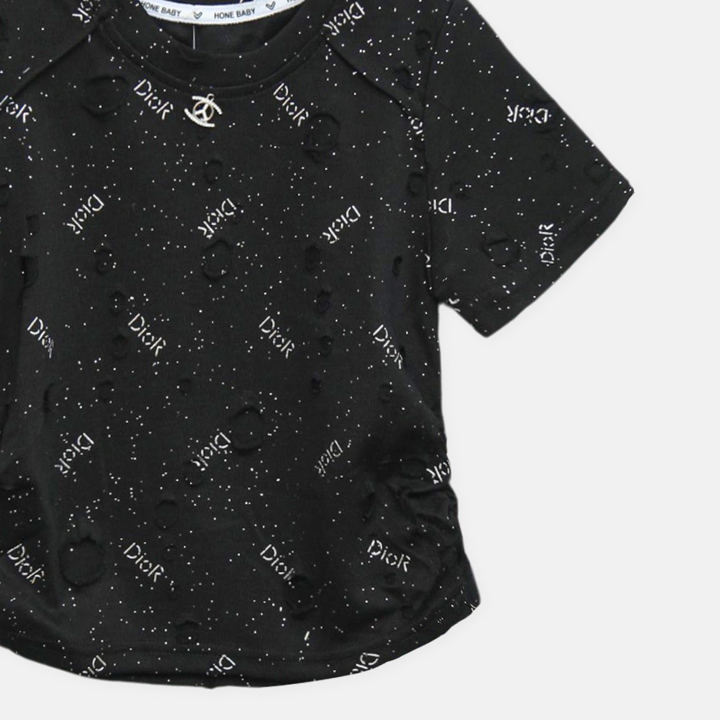 Dior Star Print Black Tee