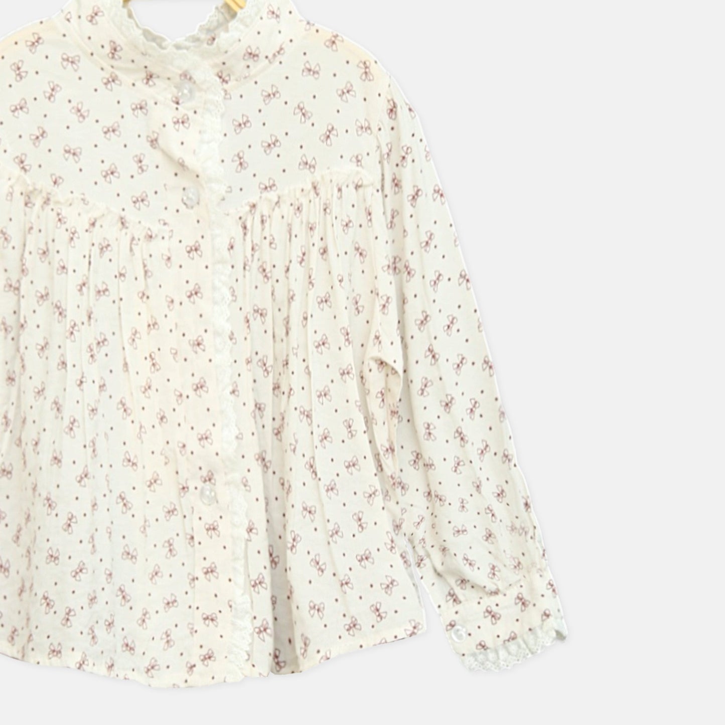 Cozy Cocoa Bow Top