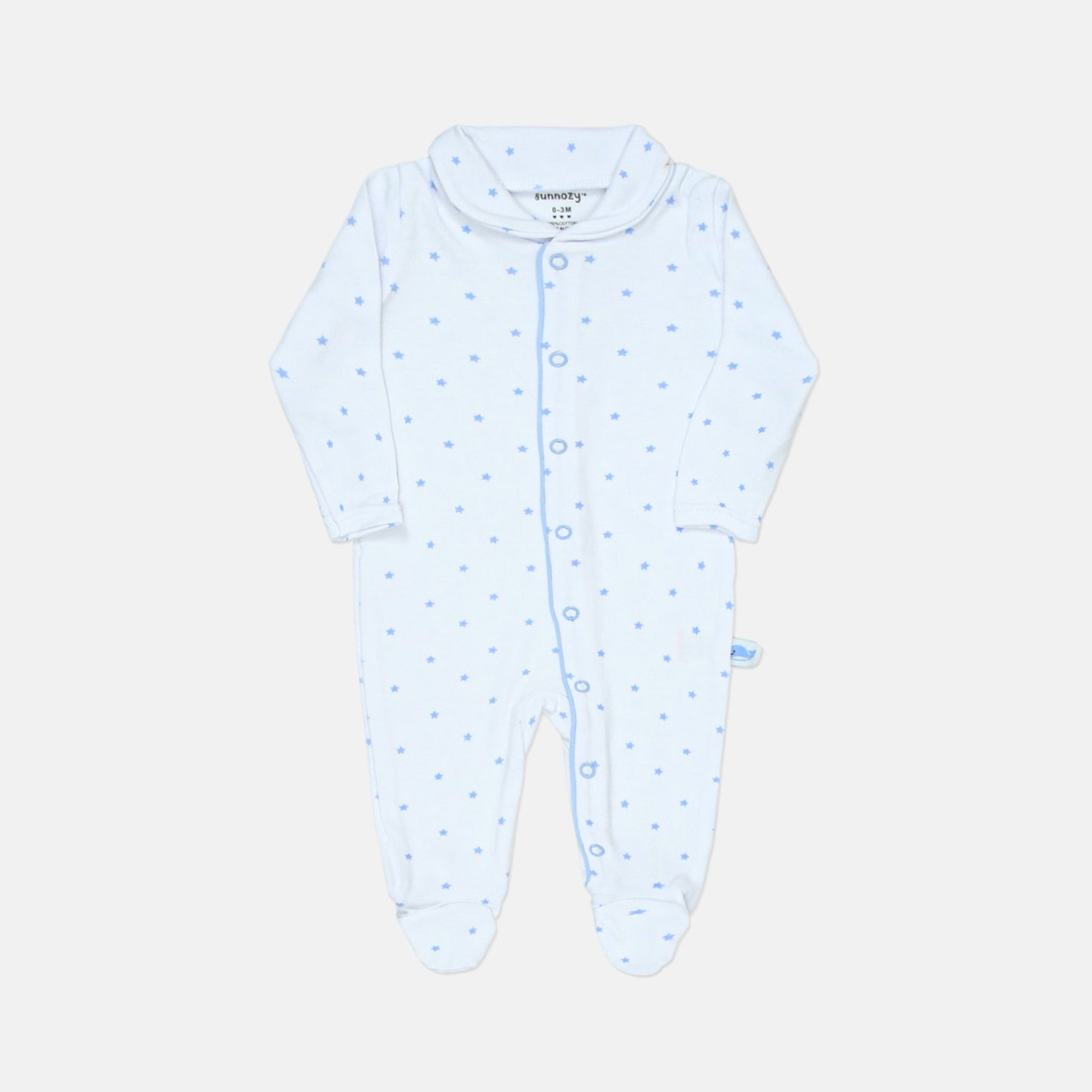Merry Whale Ocean Sleepsuits Pk-3