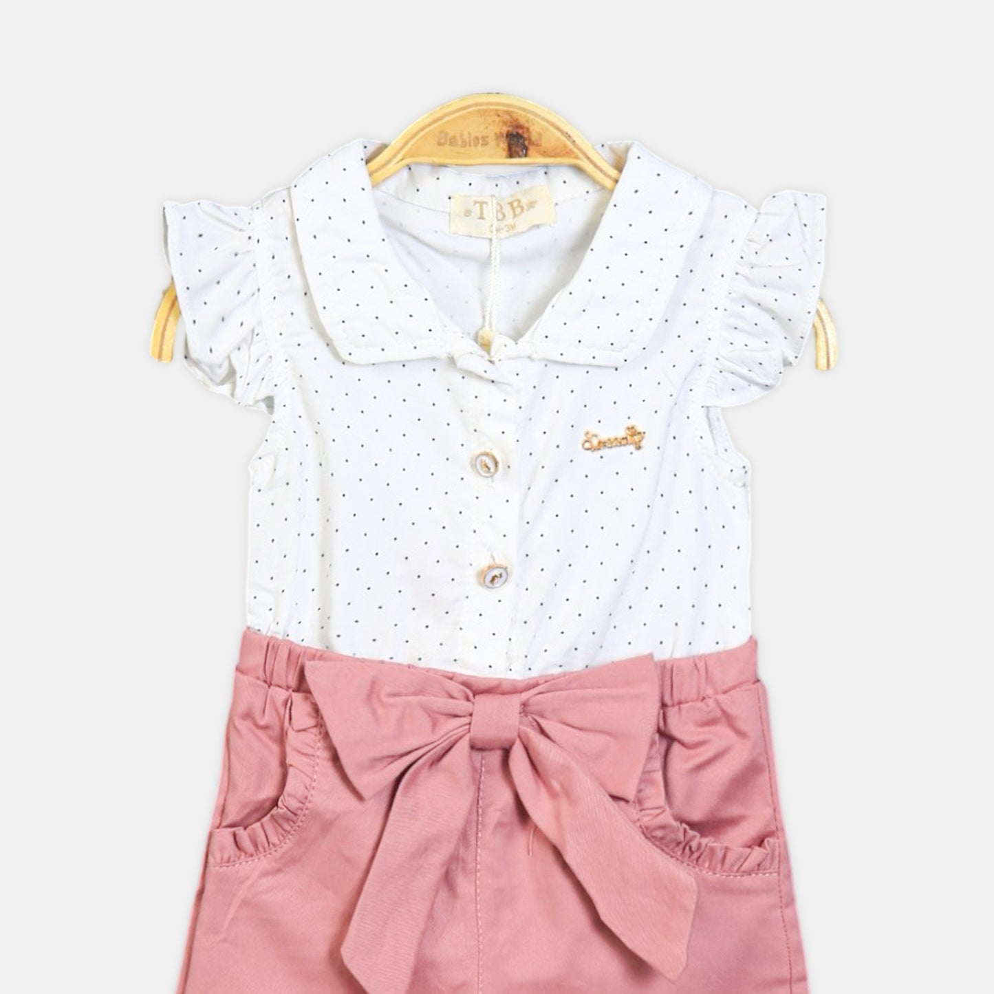 Pink Dot Romper