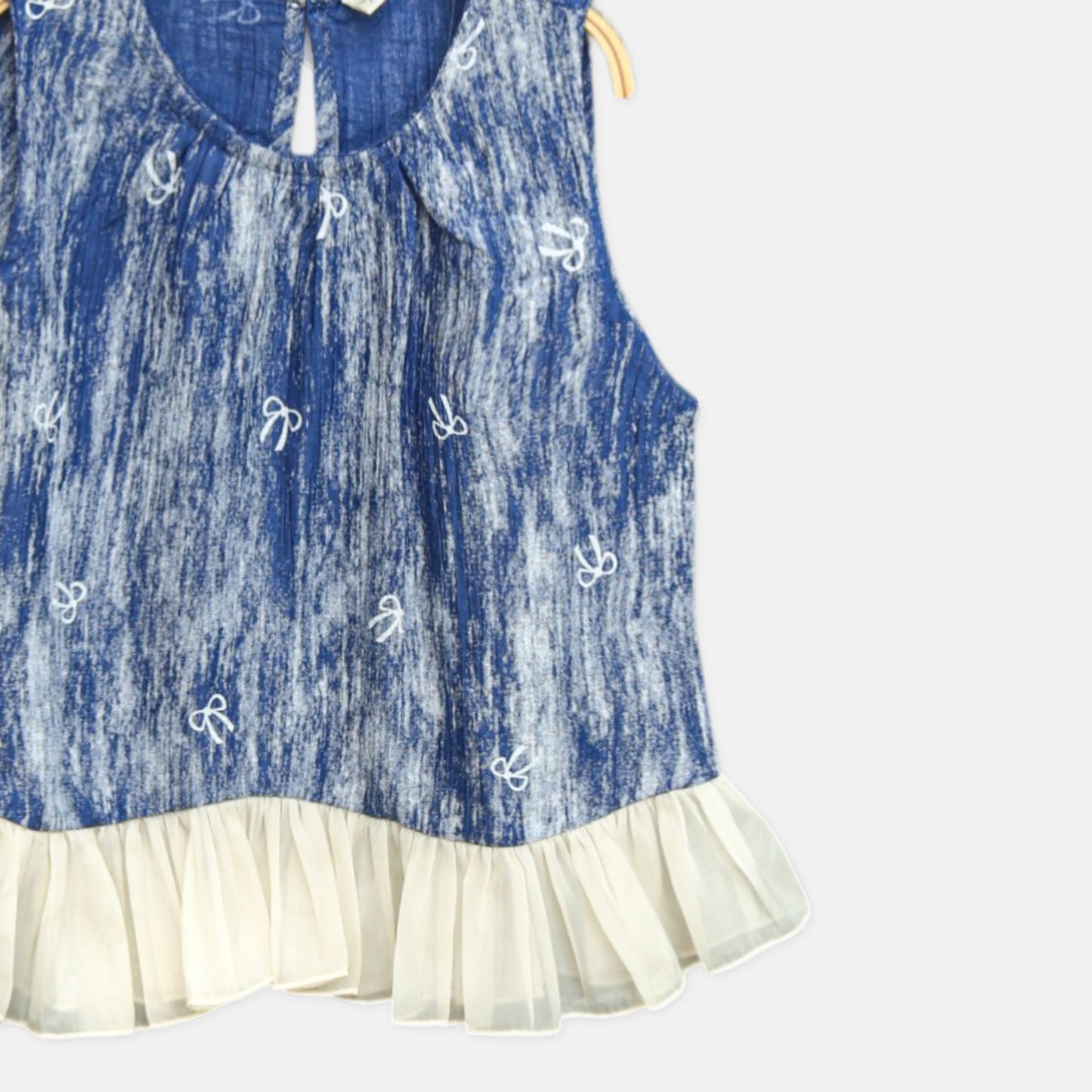 Ocean Blue Bow Top