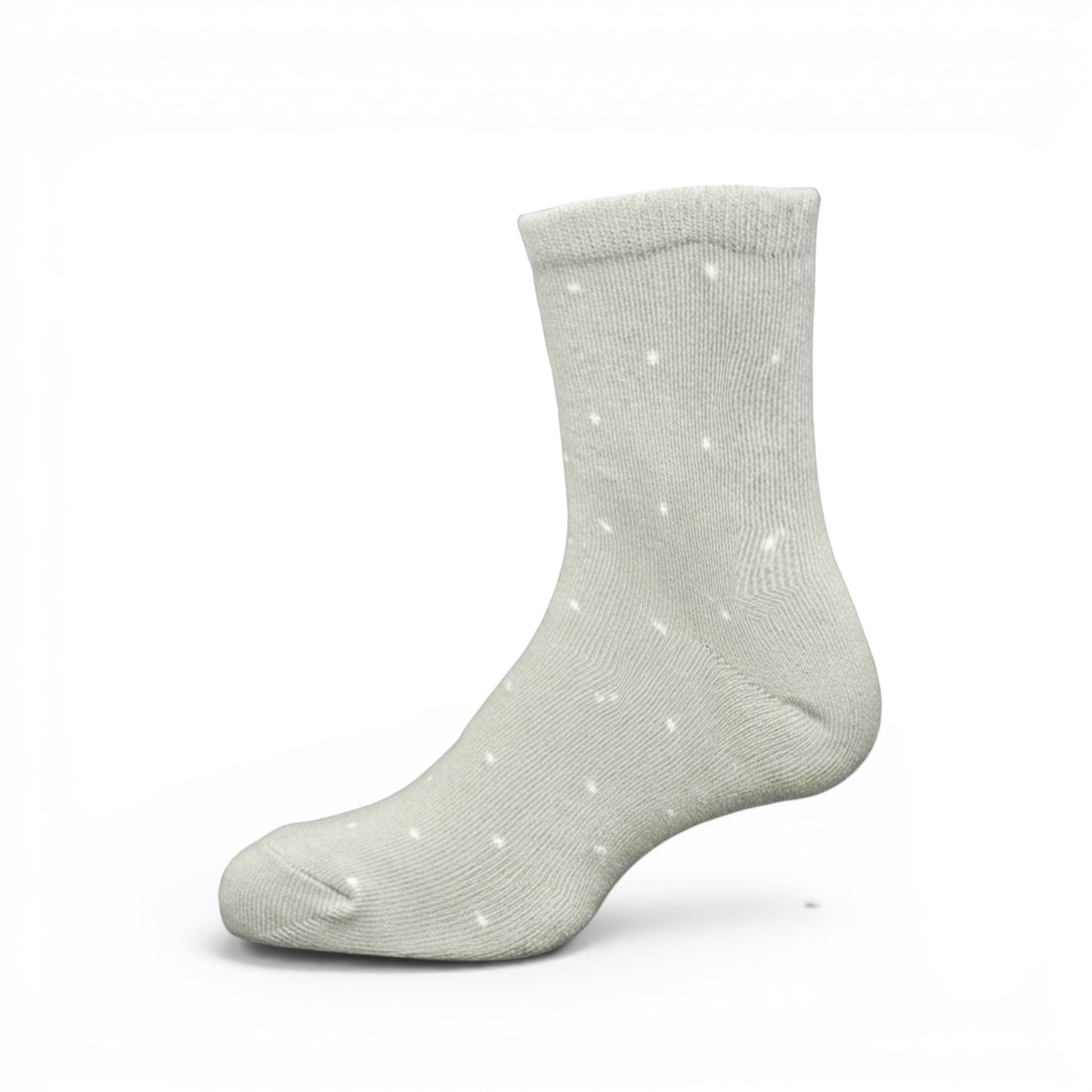 GREY POLKA DOT GIRL SOCKS