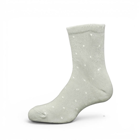 GREY POLKA DOT GIRL SOCKS