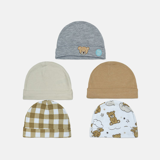Little Bear 5Pc Cap Set
