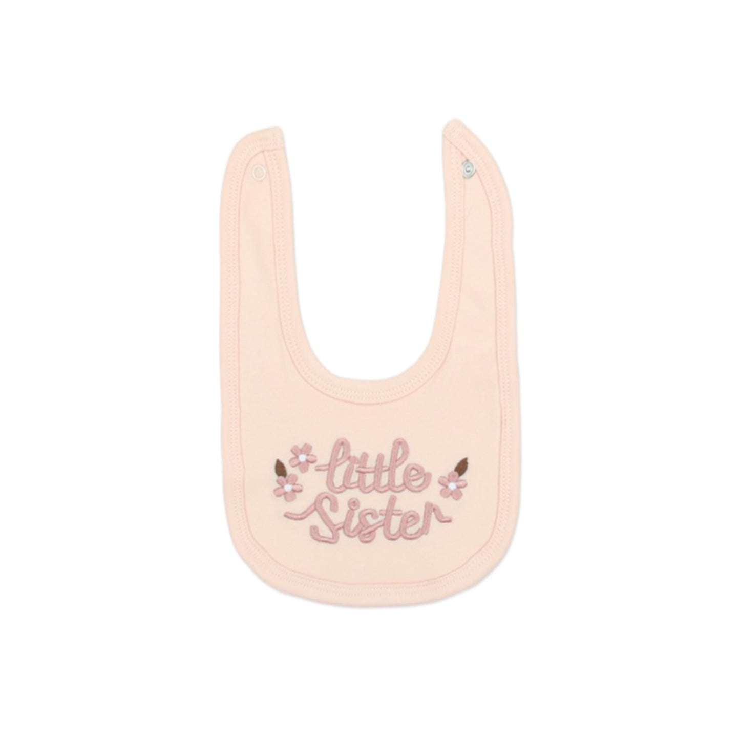 LITTLE SISTER 5-PIECE LAYETTE SET (PEACH) GIRL