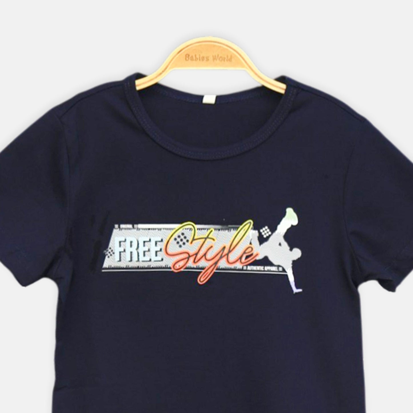 Navy Free Style Tee