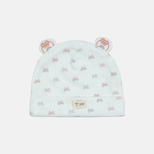 Preppy Heart Knots Cap