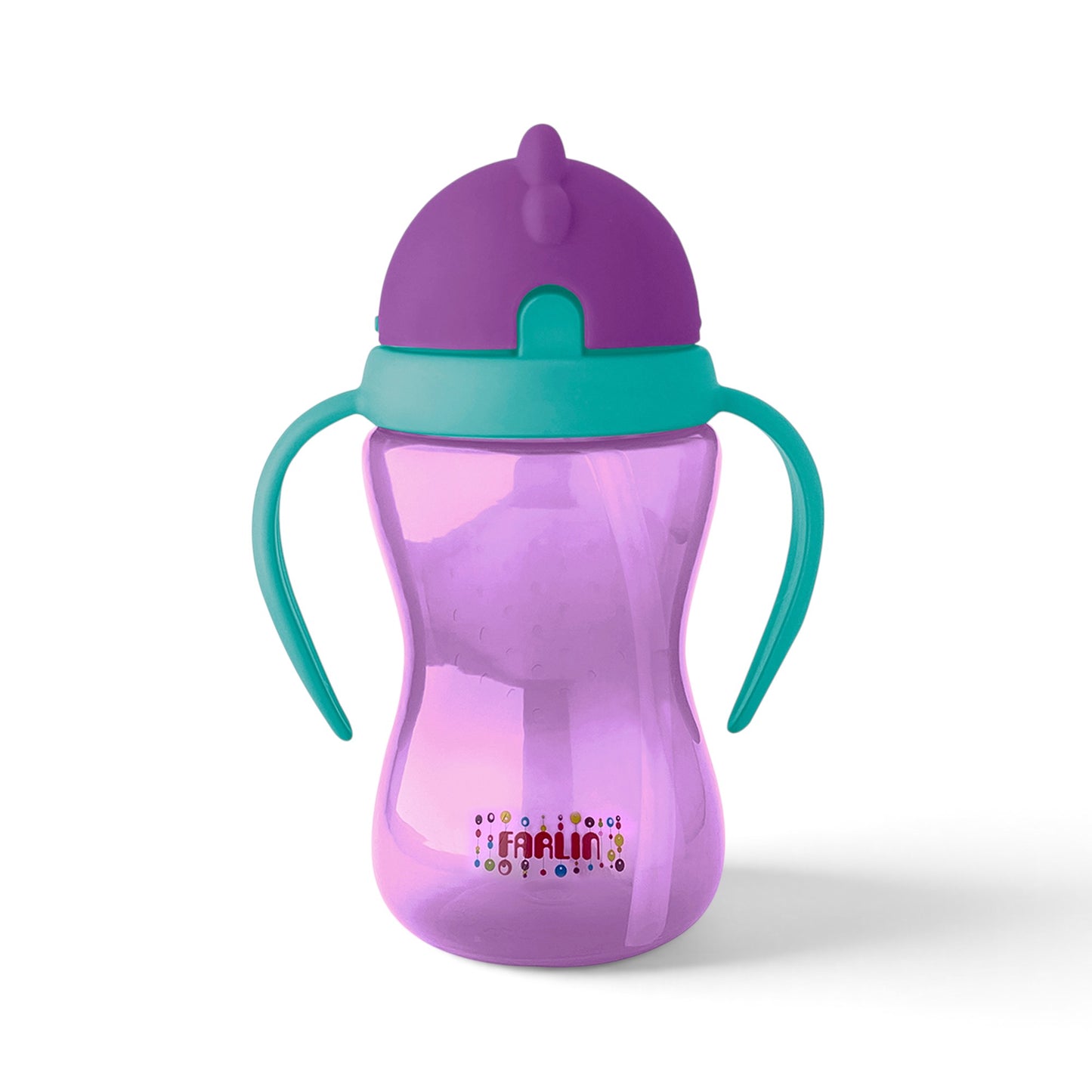 Farlin Sipper Cup With Handle Purple - 270ml