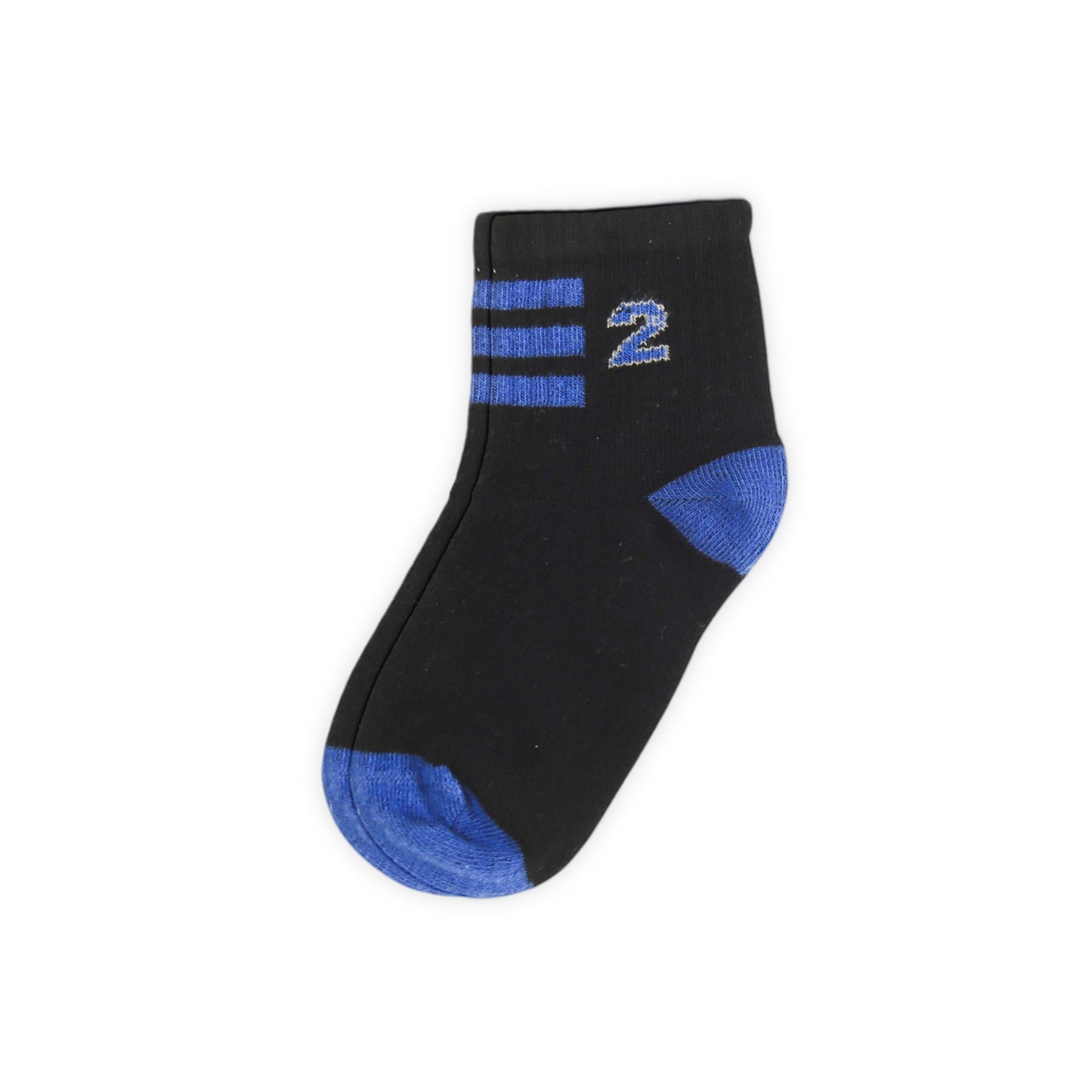 BLACK ANKLE BOY SOCKS