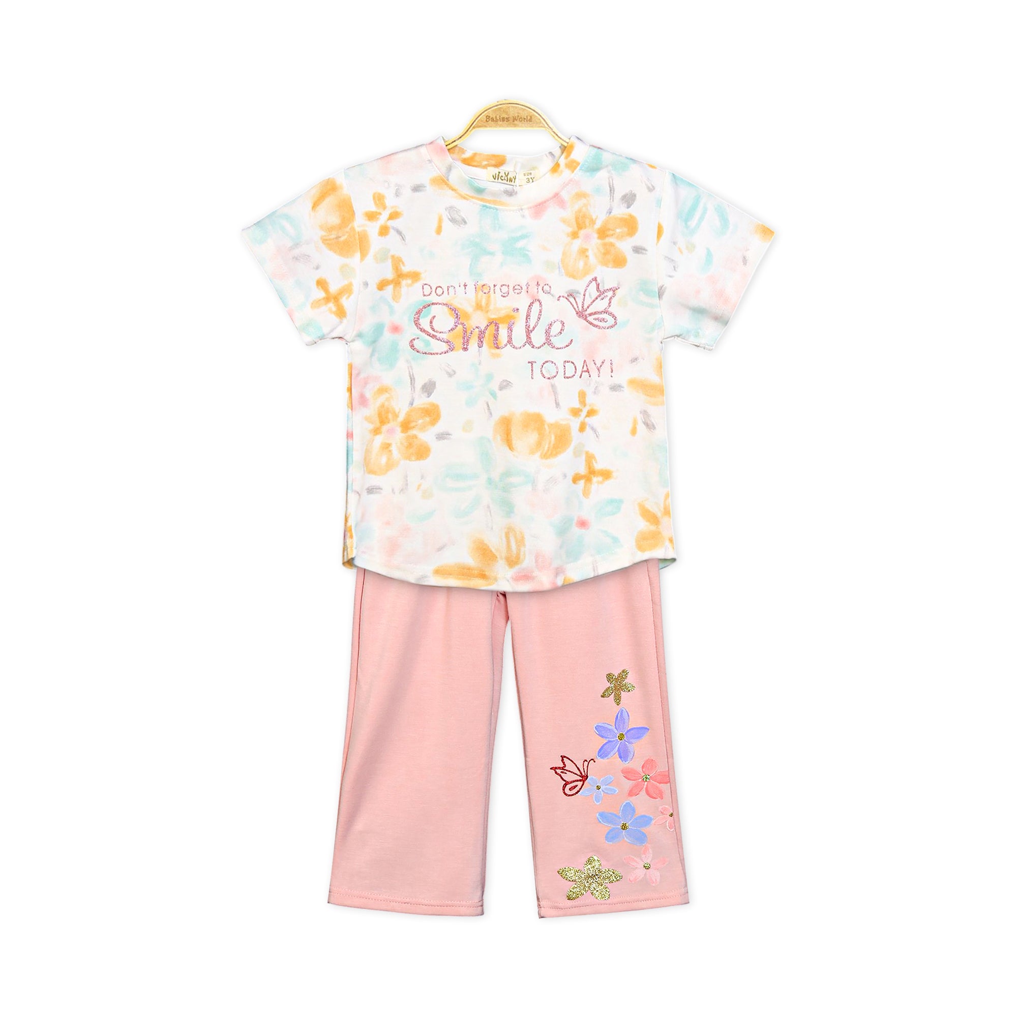 SMILE TODAY FLORAL SUIT