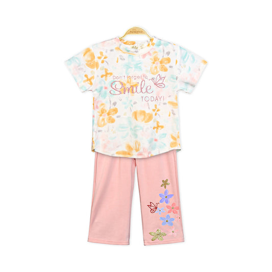 SMILE TODAY FLORAL SUIT