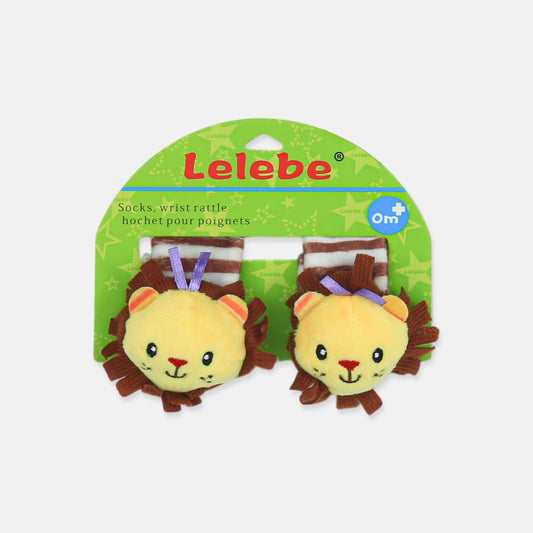 SAVANNA LION WRIST RATTLES