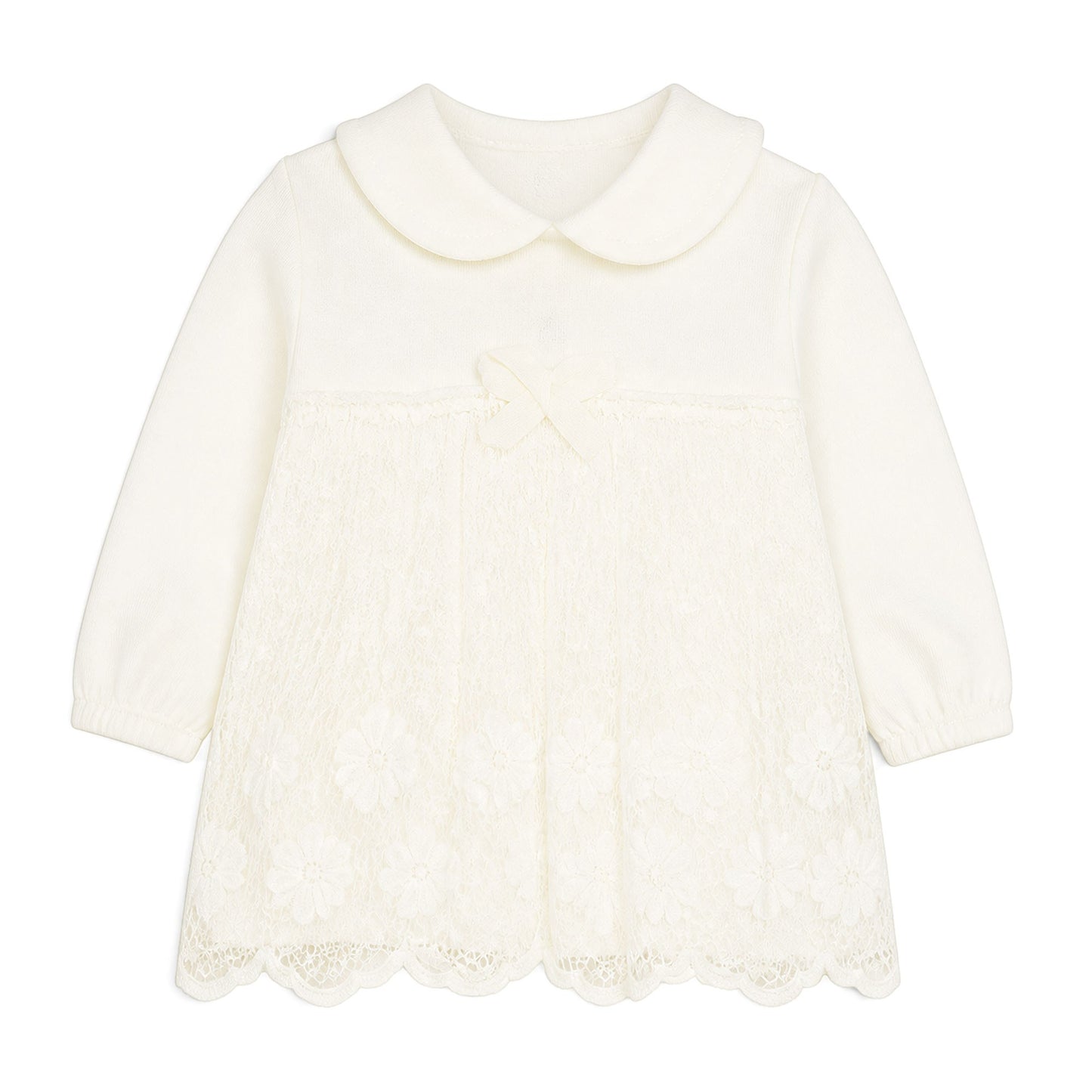 CREAM LACE-ACCENTED BABY GIRL GIFT SET