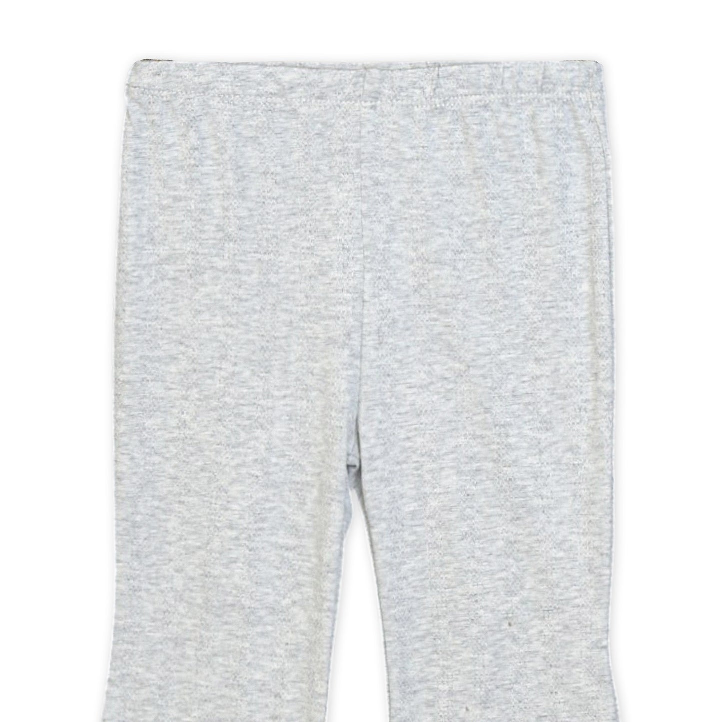 GIRLS' PLAIN GREY FLARE TIGHTS