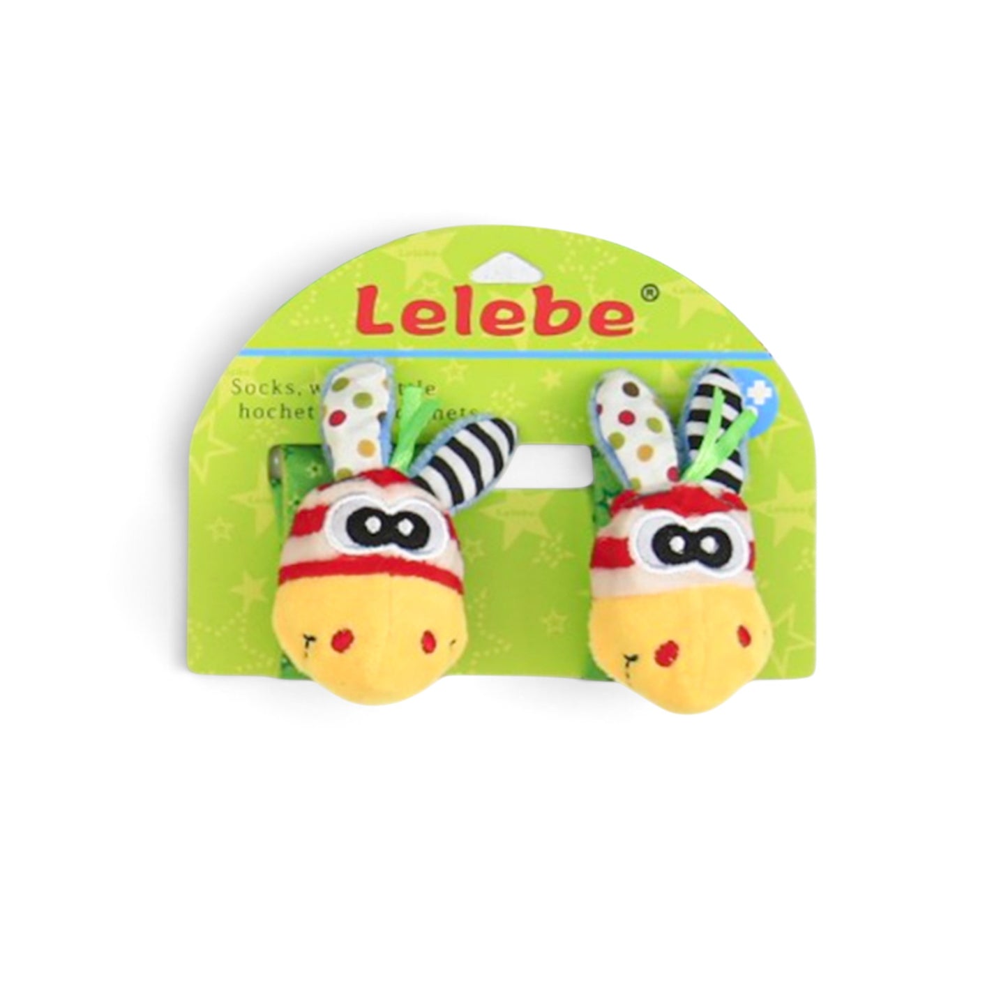 LELEBE ZEBRALINO RATTLE WRIST TOY