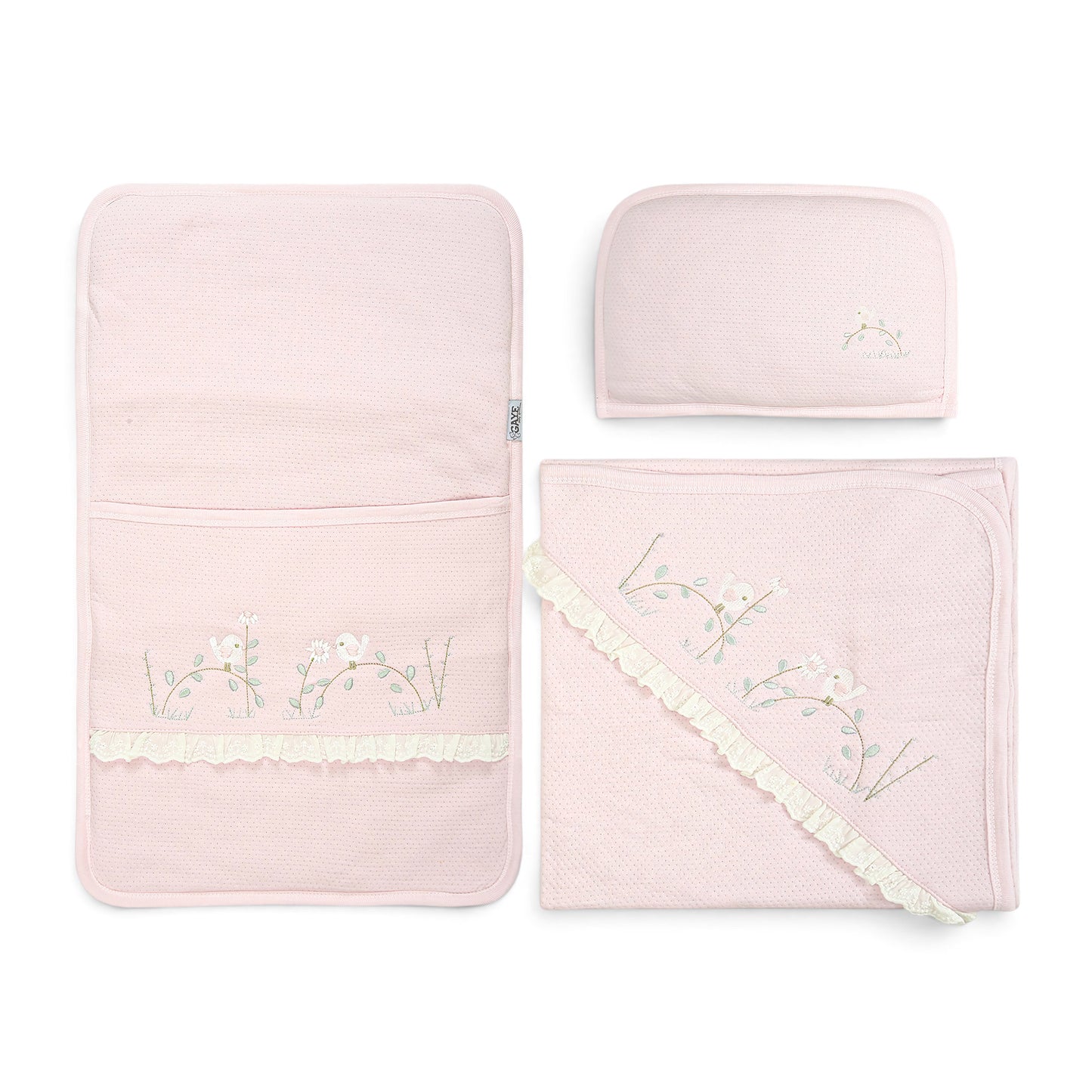 PREMIUM LIGHT PINK LACE SLEEPING SET