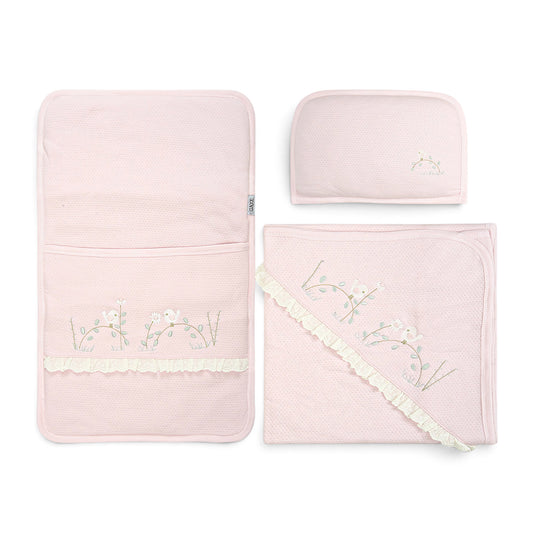 PREMIUM LIGHT PINK LACE SLEEPING SET