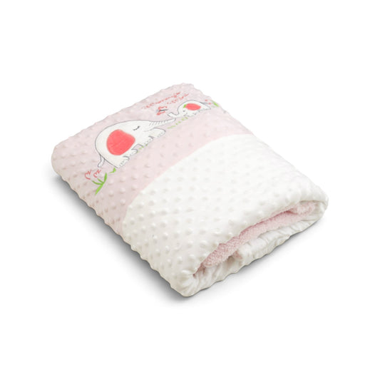 MOMMY'S MINI PINK ELEPHANT BLANKET
