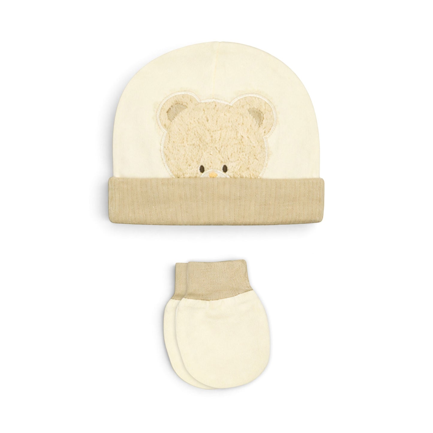 CREAM AND BEIGE "DREAM BIG" BEAR BABY BOY GIFT SET