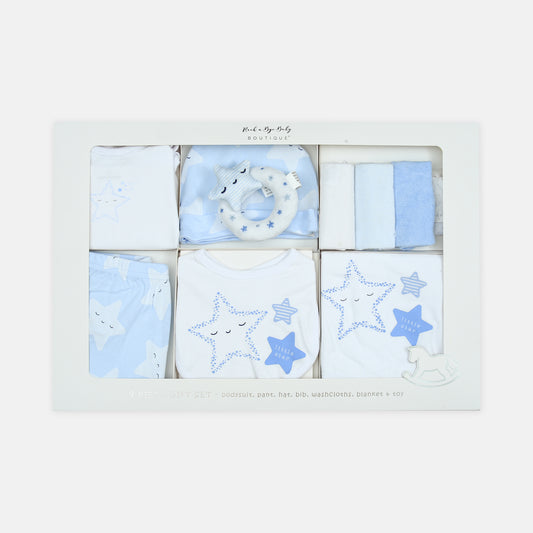 Starlight Newborn Gift Set Blue Pk-9