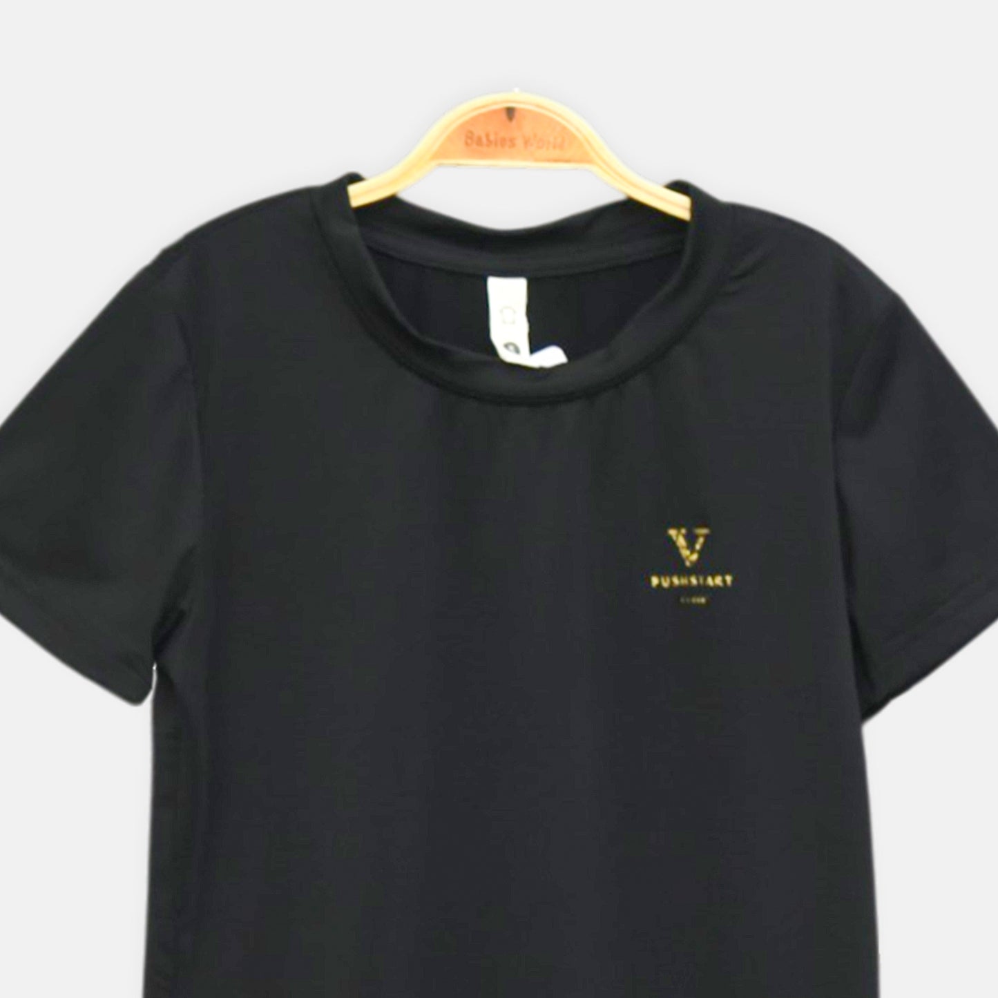 Black Active Mesh Tee