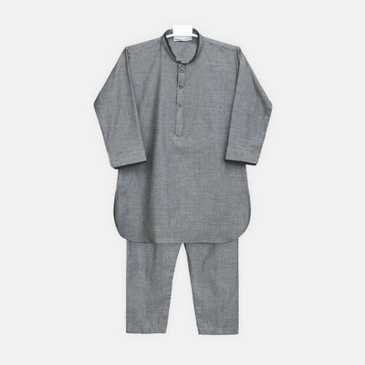 Boys Steel Grey Kameez Pajama
