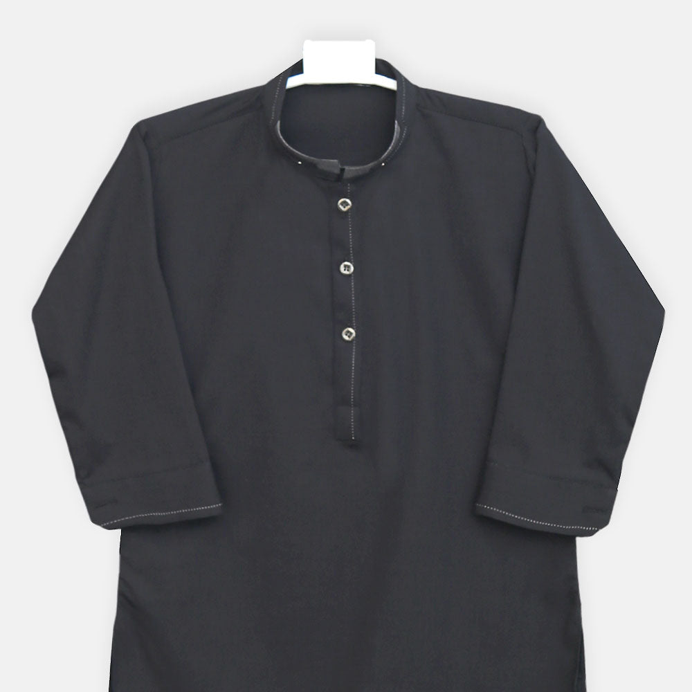 Boys Black Kameez Pajama