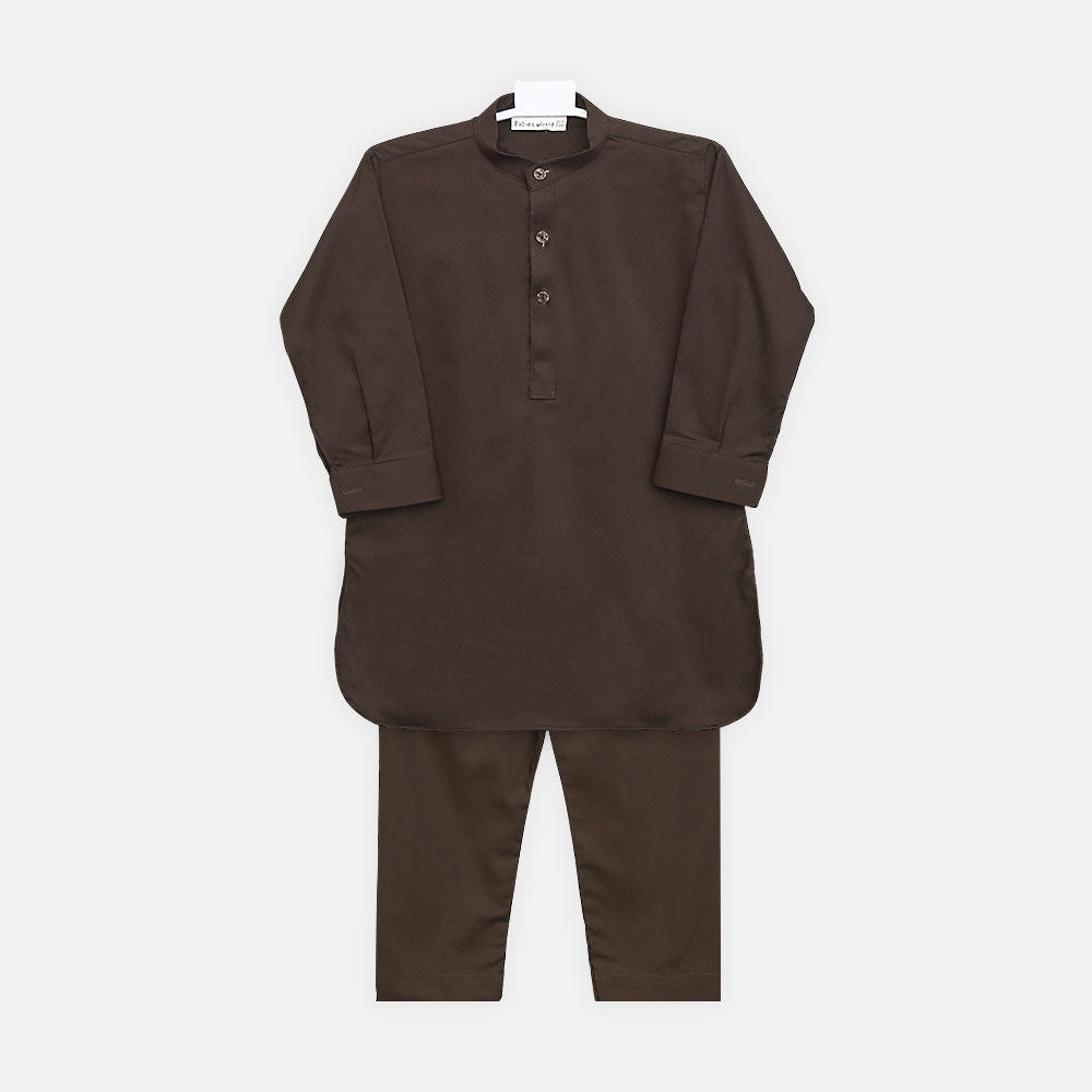 Boys Chocolate Brown Kameez Pajama