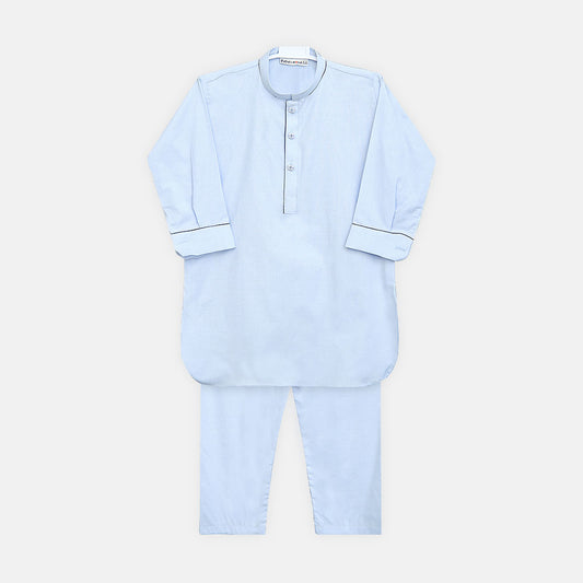 Boys Sky Blue Kameez Pajama