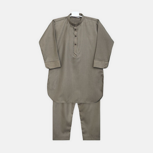 Boys Olive Green Kameez Pajama
