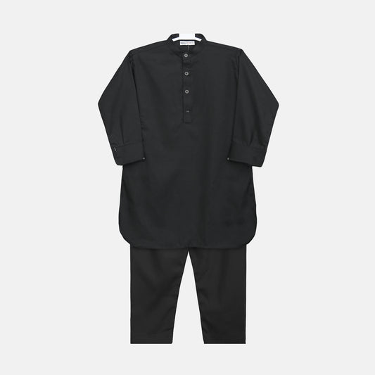 Boys Black Kameez Pajama