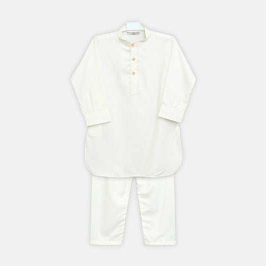 Off White Kameez Pajama