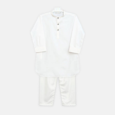 White Blue Kameez Pajama