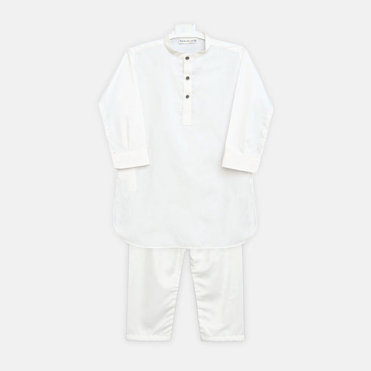 White Blue Kameez Pajama