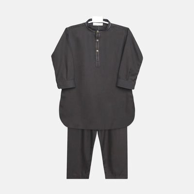 Dark Grey Kameez Pajama