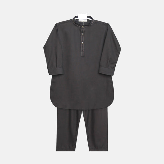 Dark Grey Kameez Pajama