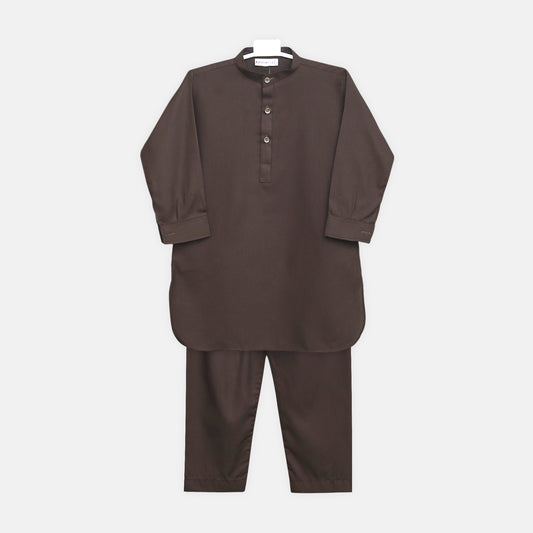 Brown Kameez Pajama