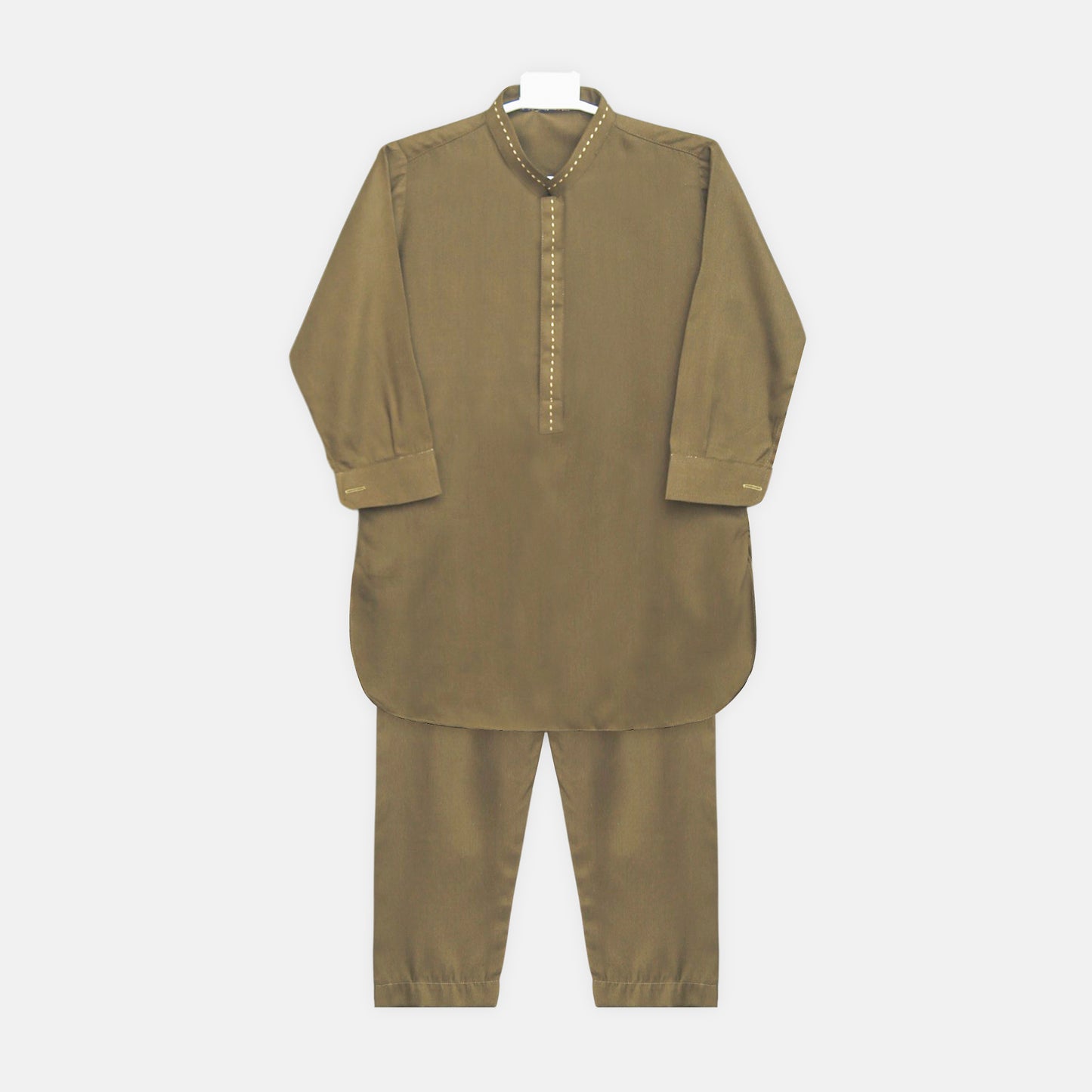 Olive Green Kameez Pajama
