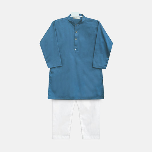 Boys Royal Blue Kurta Pajama