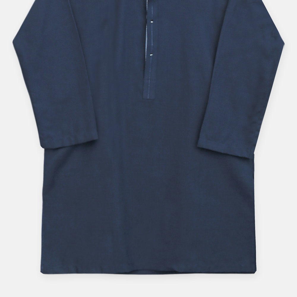 Boys Navy Blue Kameez Pajama