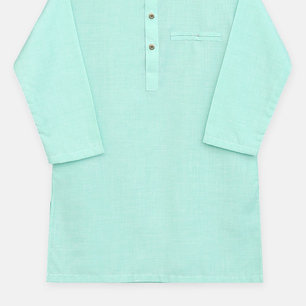 Boys Mint Green Kurta Pajama