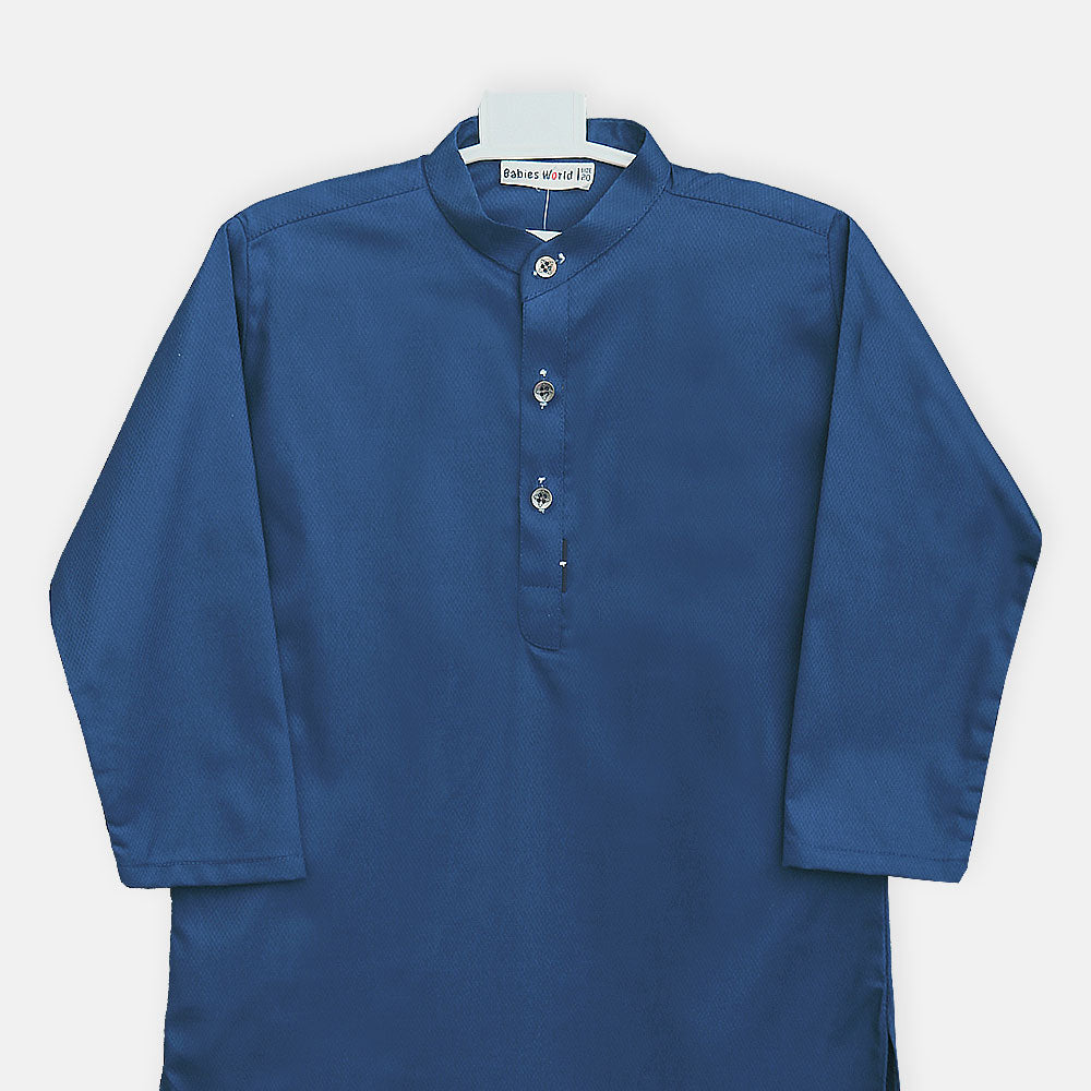Boys Royal Blue Kurta Pajama